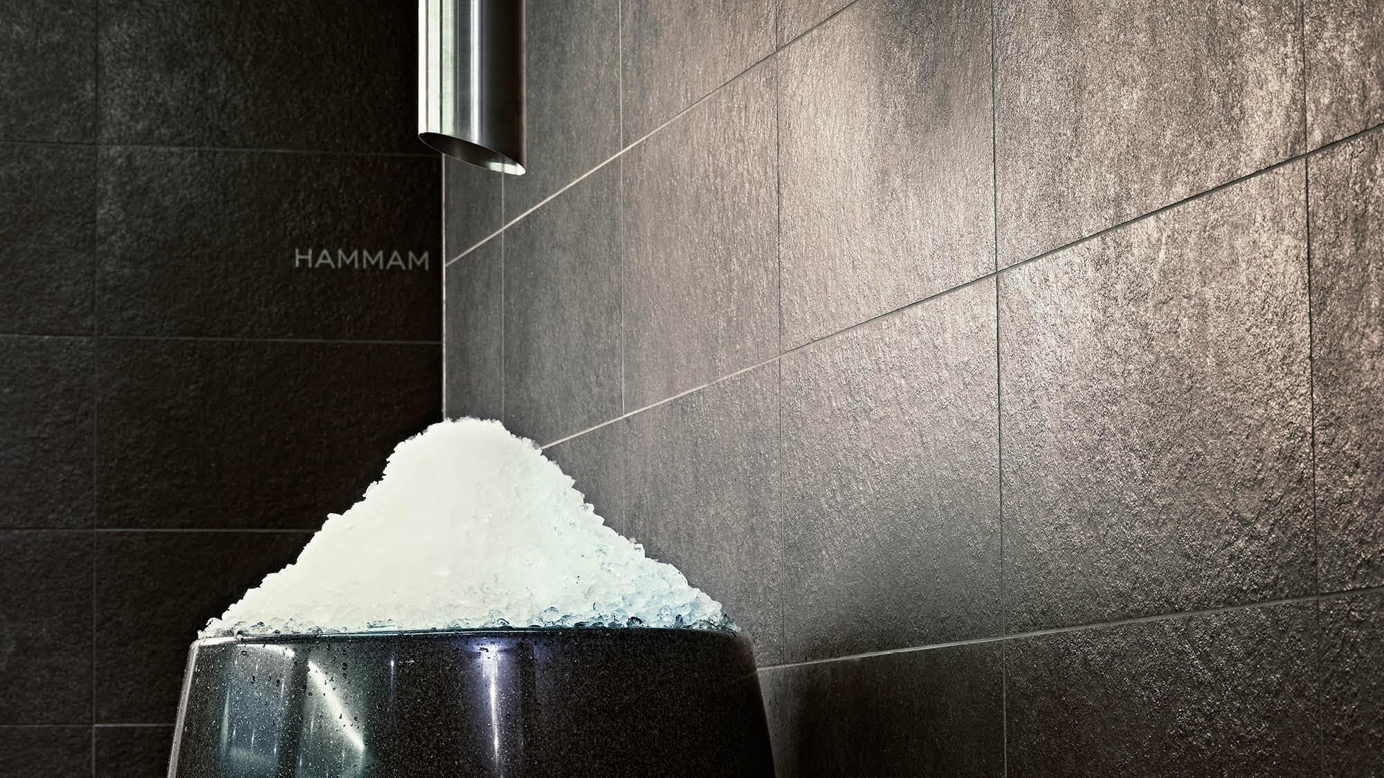 Detail photograph of the wellness area