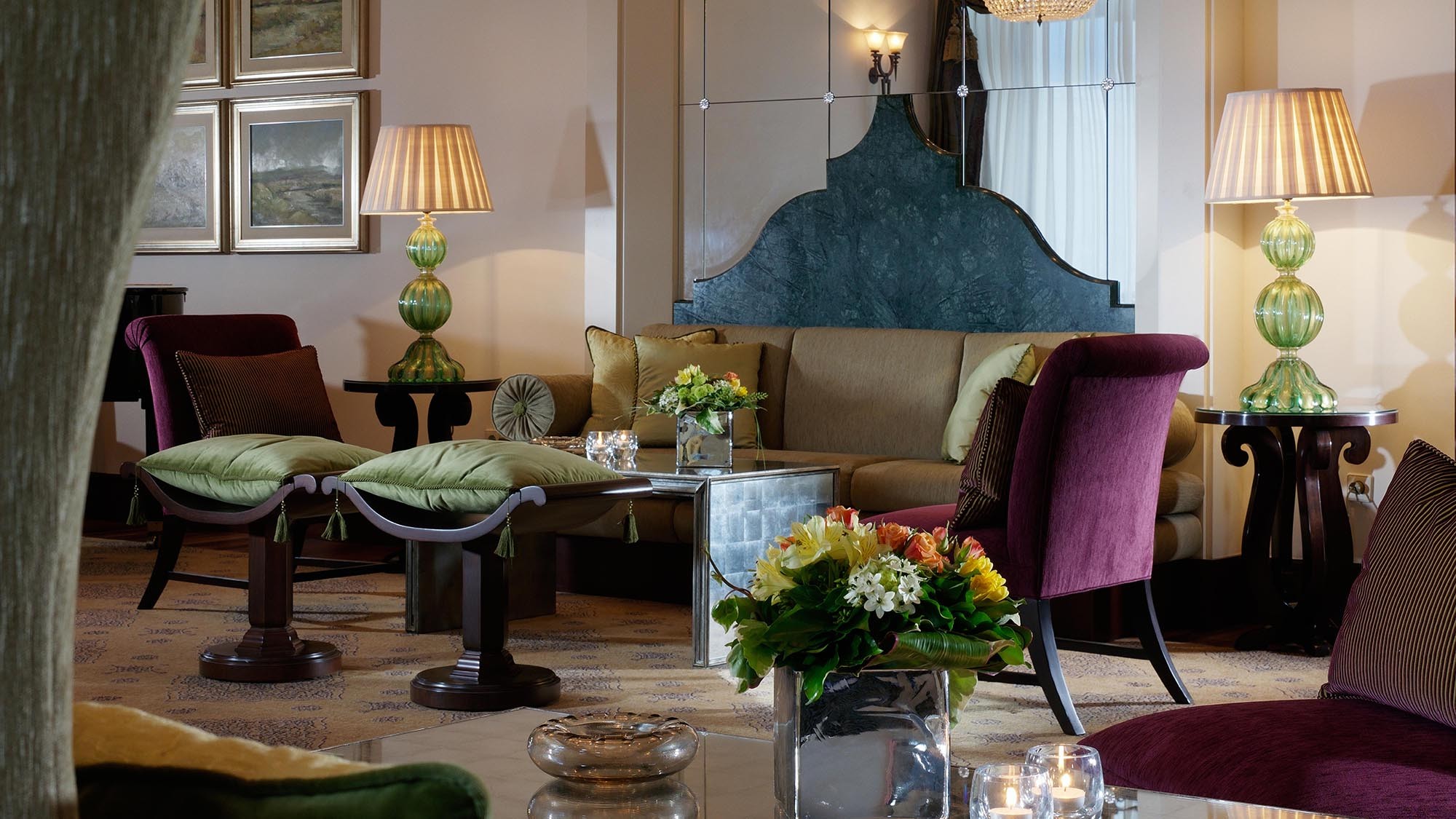 Living room at Hotel Esplanade, Zagreb, Croatia