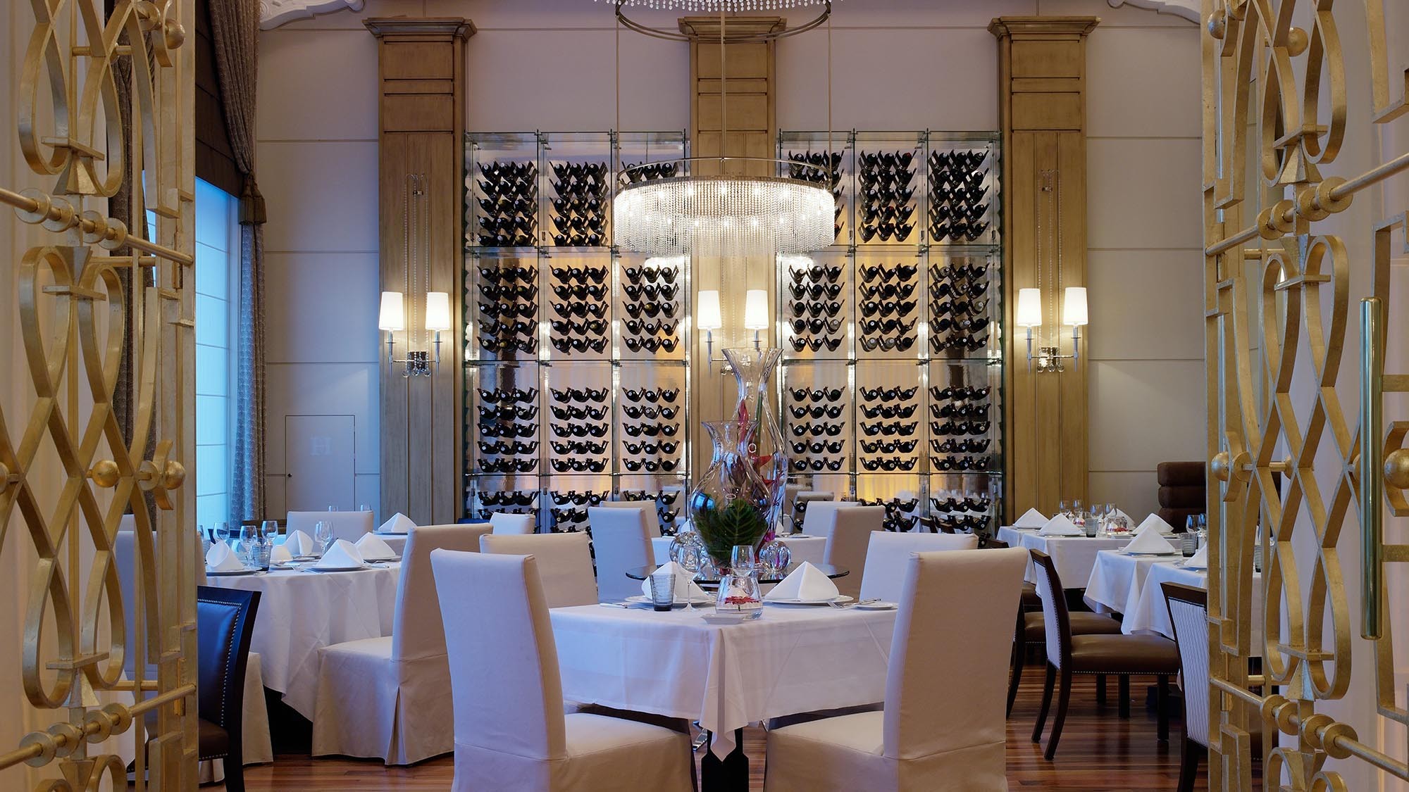 Dining room and wine cellar at Zagreb, Croatia