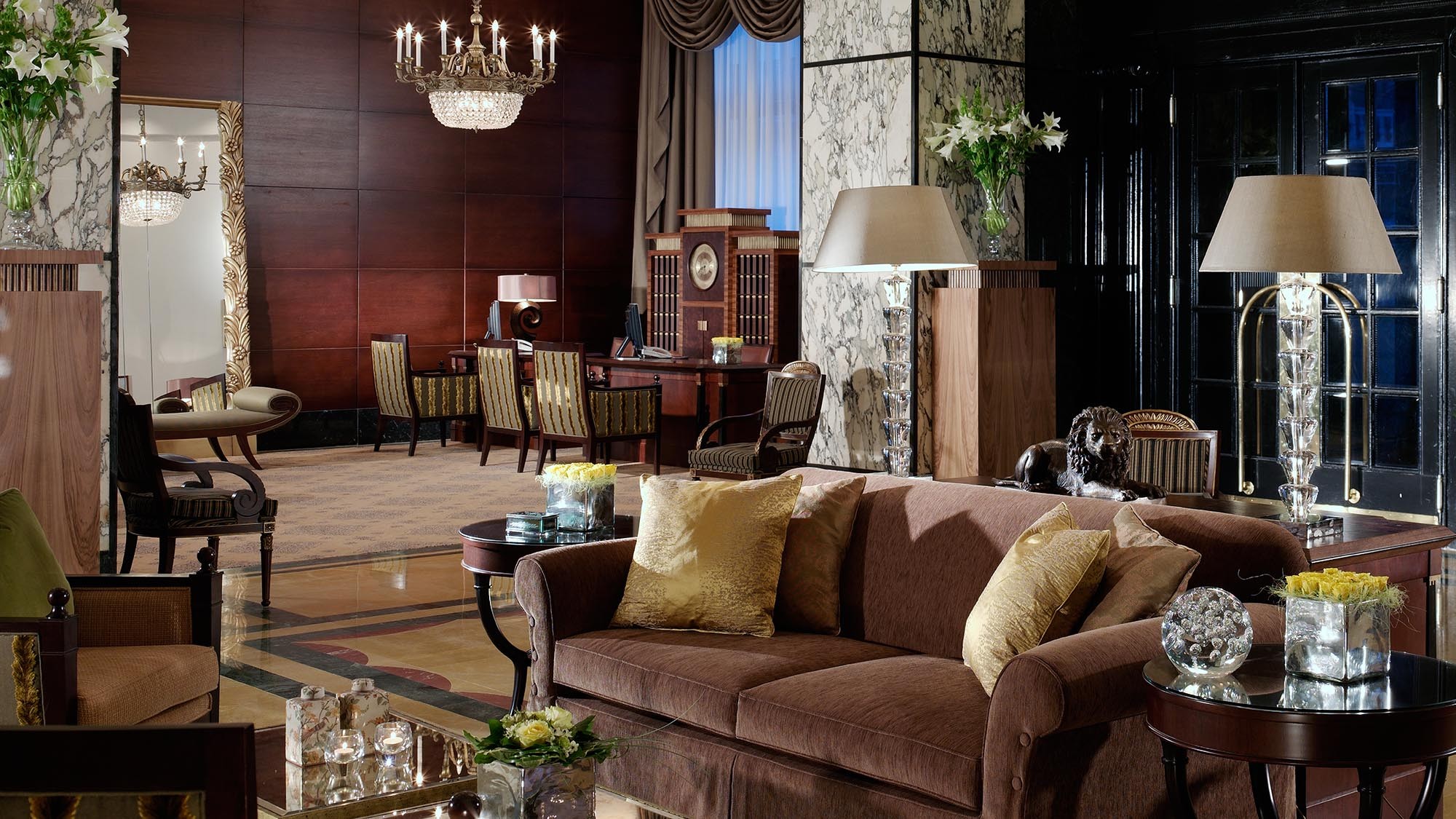Lobby Lounge at Hotel Esplanade, Zagreb, Croatia