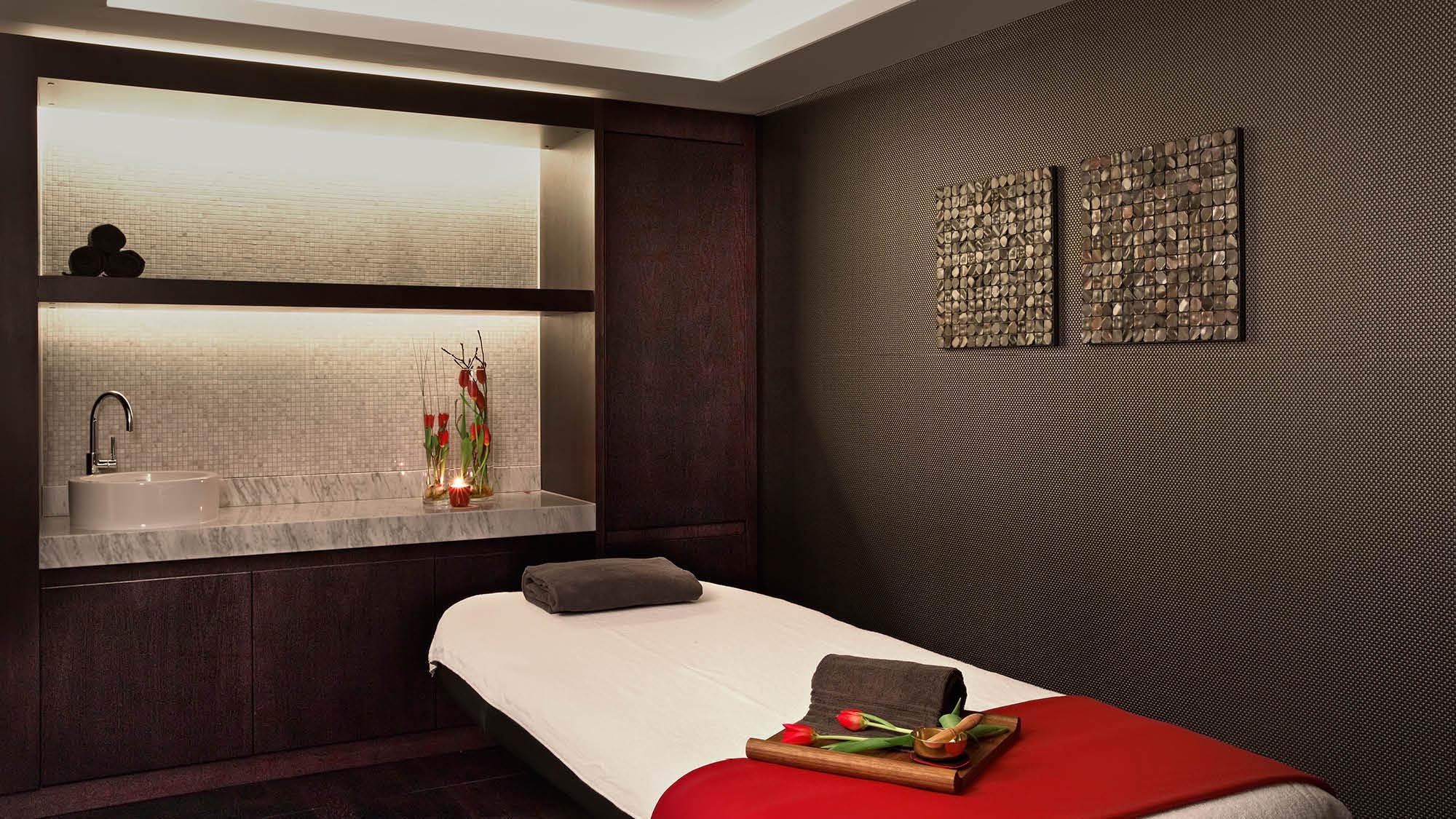 Treatment room in wellness area