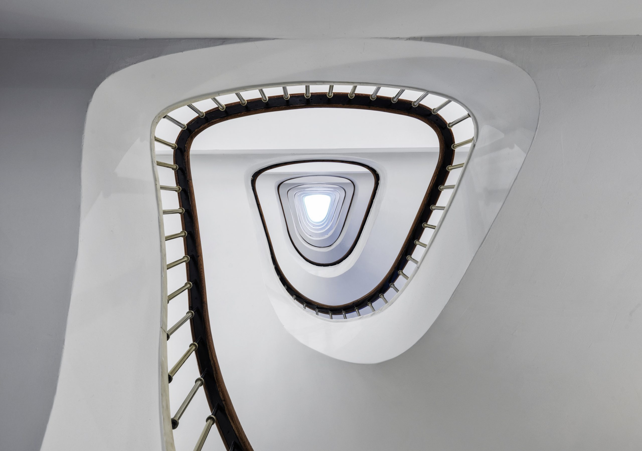 Detail shot of stairs design