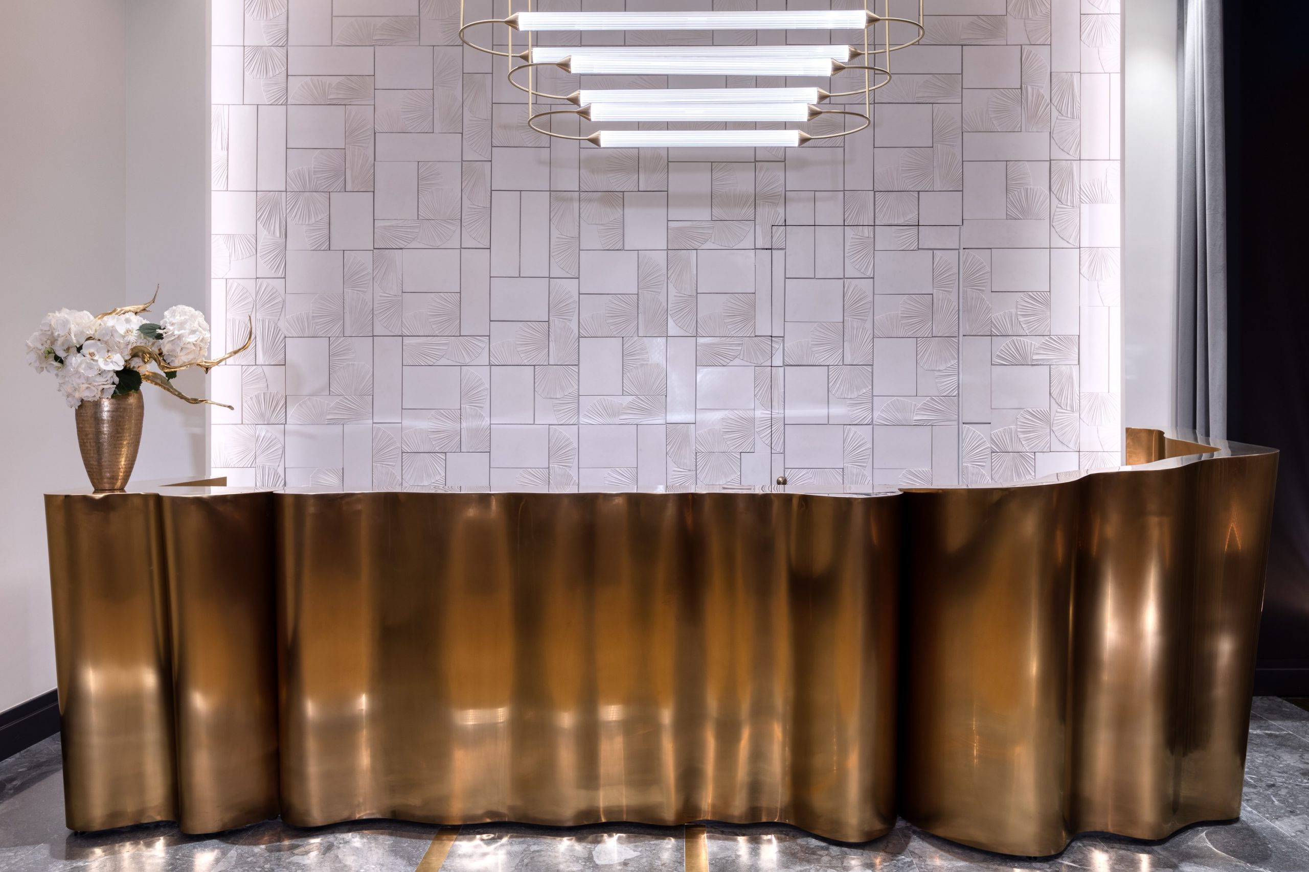 Interior design detail at Matild Palace